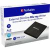 Verbatim Внешний Slimline Blu-Ray рекордер + Кабель USB 3.0 Черный/Black 43890