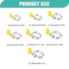 10 Pcs Powerful Fastener Stainless Steel Hose Clamp Adjustable Sealing Clamps Hose Clamp  Gas Tube
