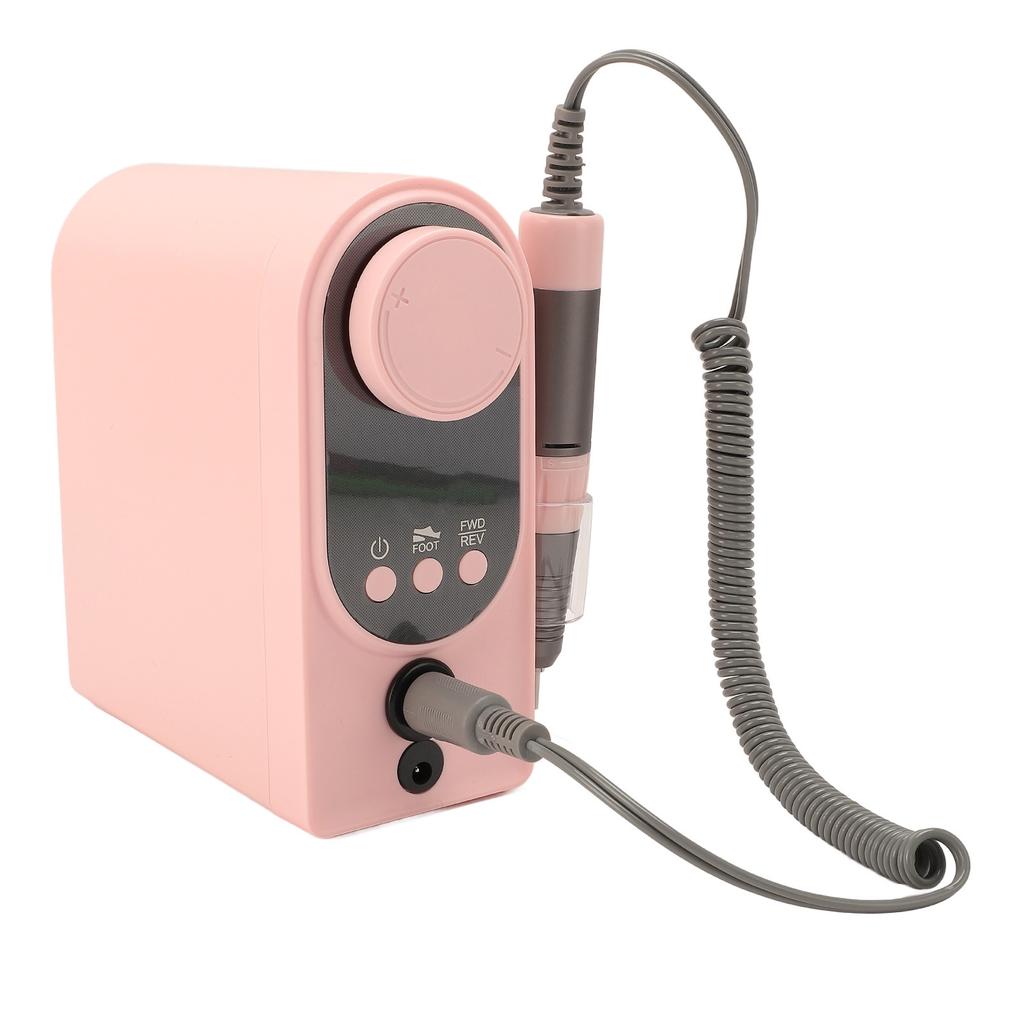 Desktop Electric Nail Drill Machine 0-35000rpm Plug In Nail Polisher Professional Nail Grinder for M