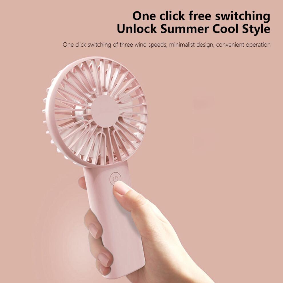 Gnobogi Handheld Fan Usb Rechargeable Mute Desktop Dormitory Small Fan Portable Outdoor High Wind Power Mini Handheld Fan on Clearance