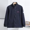 Men's Fleece-Lined Thickened Cold-Resistant Stand Collar Jacket Winter Warm Outerwear