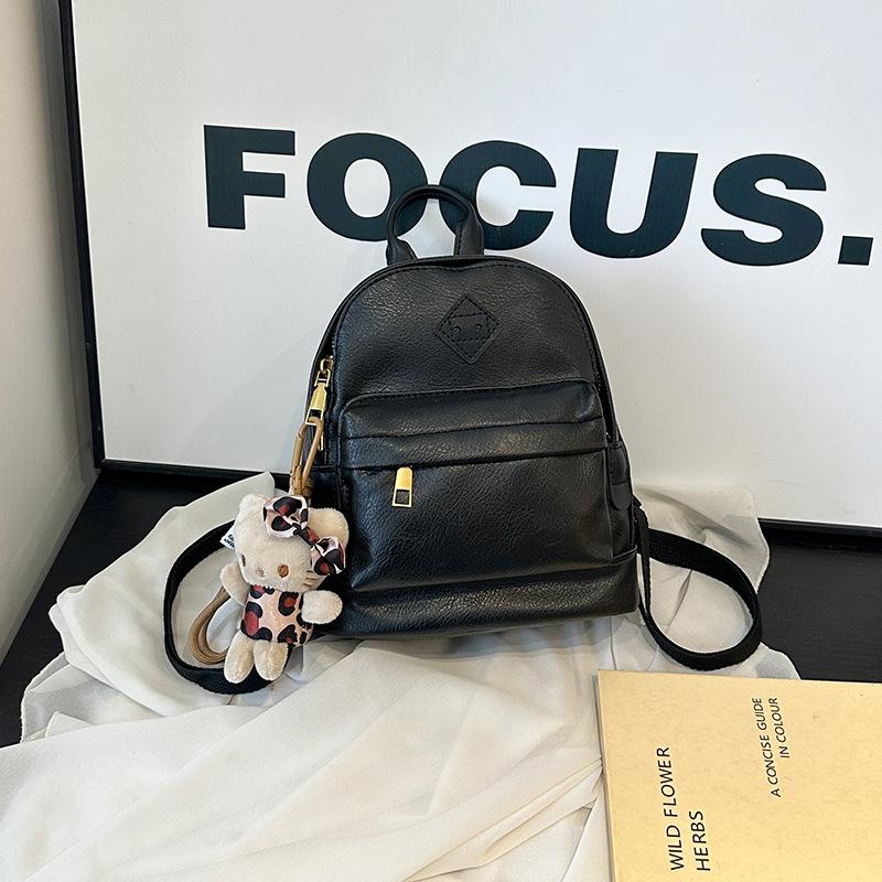 Модная женская сумка-рюкзак, новый универсальный однотонный маленький рюкзак для путешествий и игр