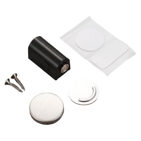 Магнитный дверной стопор Защита стены Без сверления Противоударный Ветрозащитный Дверной фиксатор Держатель Сверхпрочный Ковер Плитка Бетон Деревянный пол Настенный монтаж