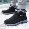 Outdoor Hiking Boots for Men Casual Winter Platform Shoes Keep Warm Men Boots Non-slip Winter Ankle Boots Comfort Walking Shoes