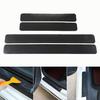 4Pcs 4D Carbon Fiber Авто Наклейки на пороги автомобиля против царапин Защитная крышка