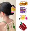 Pencil Barrettes Back To School Bus Headwear Cute Hair Claw Clip  Hair Accessories