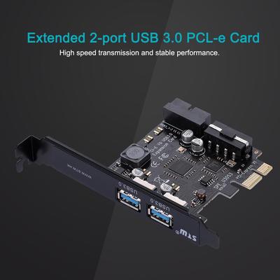 STW USB3.0 2 внешних порта + 2 внутренних порта 19-контактный разъем PCI Express Card