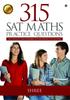 The 315 Sat Maths Practice Questions Topic Amp Difficulty Wise Categorized With by SHREE - Paperback Book
