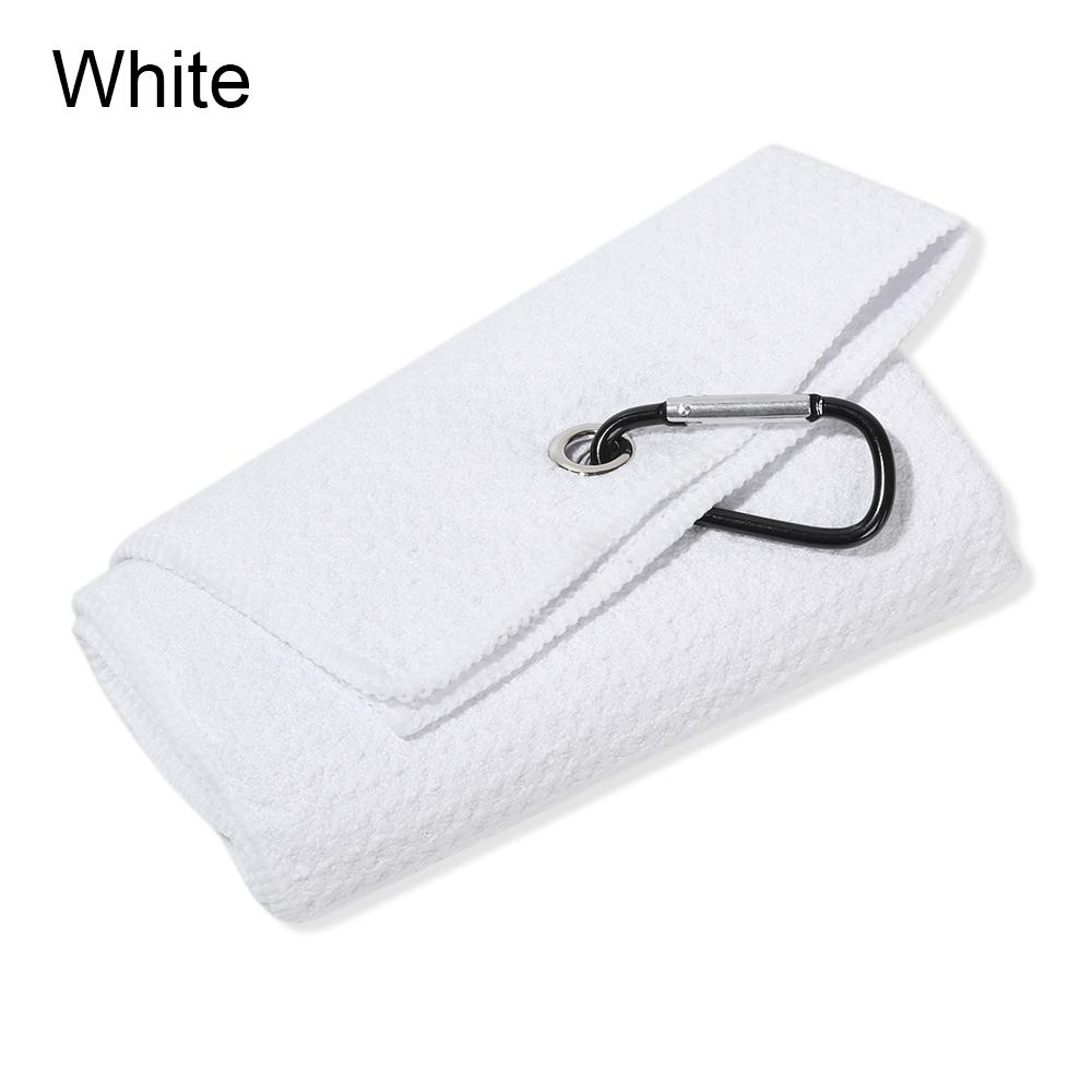 Microfiber Cotton Golf Towel With Carabiner Hook Cleans Clubs Golf Towel Balls Hands Cleaning Towels 30*50cm