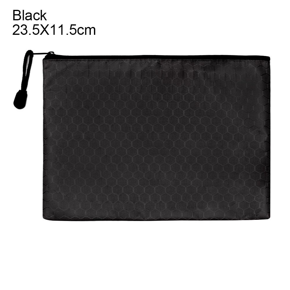 Bag Test Paper Storage Bag Information Bag Waterproof Pen Bag Document Bag Zipper Pencil Case