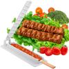 Ручной Кебаб Кебаб Мейкер Пресс Многоразовая Пресс Форма для Кабоба Пластиковая Машина для Шашлыка для Кухонных Аксессуаров