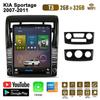 9,7-дюймовый автомобильный радиоприемник для KIA Sportage 2007-2011 Android 2 DIN Tesla вертикальный экран Carplay авто радио мультимедийный плеер 2 + 32 ГБ