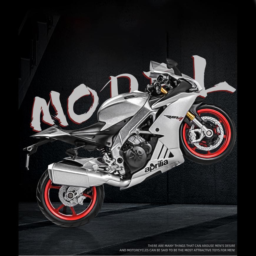 1/12 сплава, литья под давлением Aprilia RSV4 RR1000, модель игрушечного автомобиля для мотоцикла, автобайк, амортизатор, внедорожный автоцикл, игрушки, подарочная коллекция