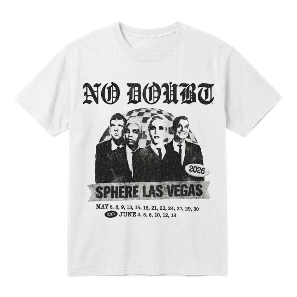 No Doubt Live At Sphere Las Vegas 2026 Dates White T-shirt, size S-5XL