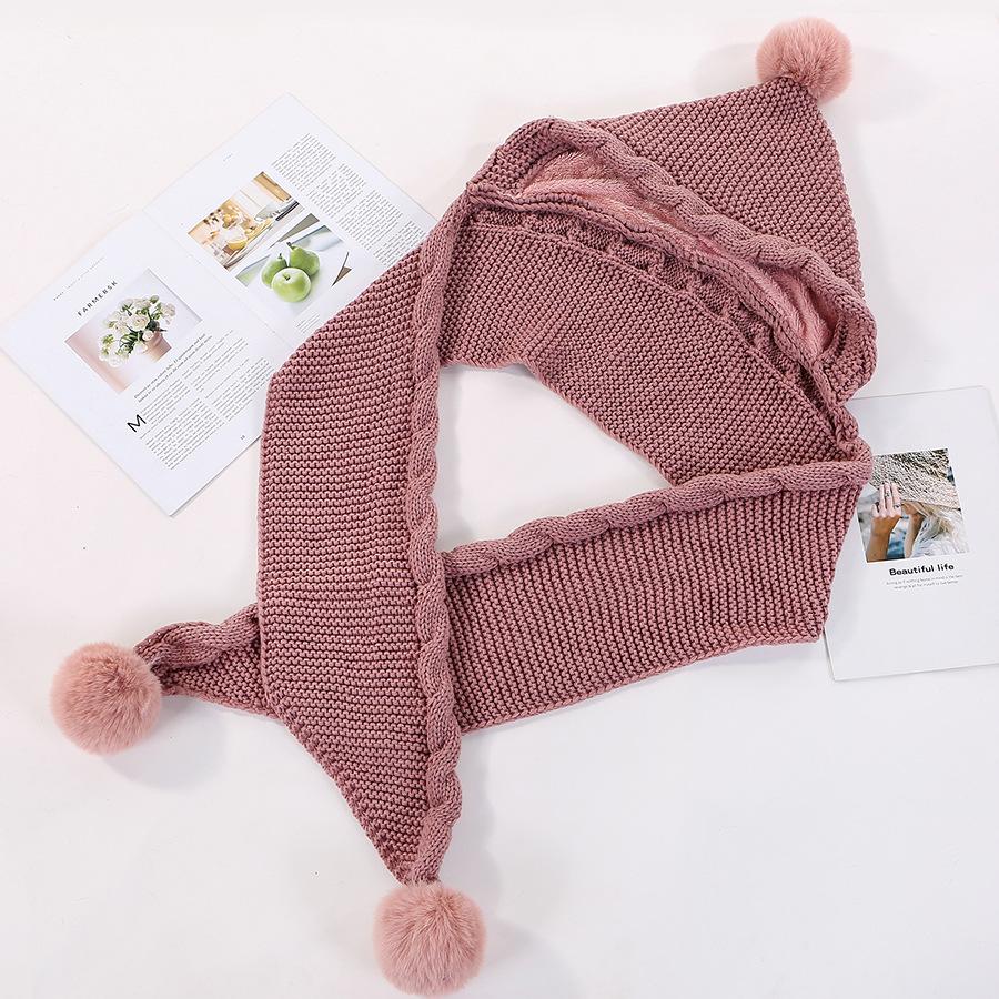 Зимние комплекты из шарфа и шапки, теплая шапка, модная вязаная шапка, женская зимняя накидка, толстый комплект из шапки и шарфа, украшение для бала