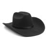 Simple Woolen Western Cowboy Hat Minority Tibetan Top Hat Grassland Curled Woolen Felt Hat Jazz Hat