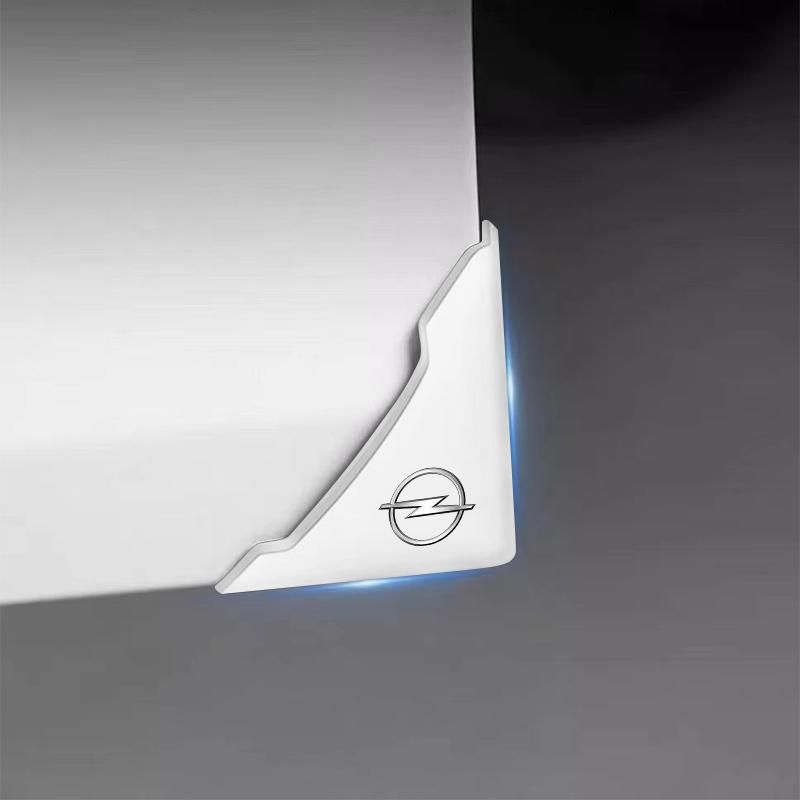 2 шт. Силиконовые защитные накладки на углы дверей автомобиля, предотвращающие столкновения, для Opel Astra j g Insignia Corsa d Vectra c Zafira a, автогаджеты