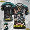 New My Hero Academy 3D Full Print Short Sleeve T-Shirt For Children And Adults Same Style Casual Shirt Y2K Men Women Sports Top