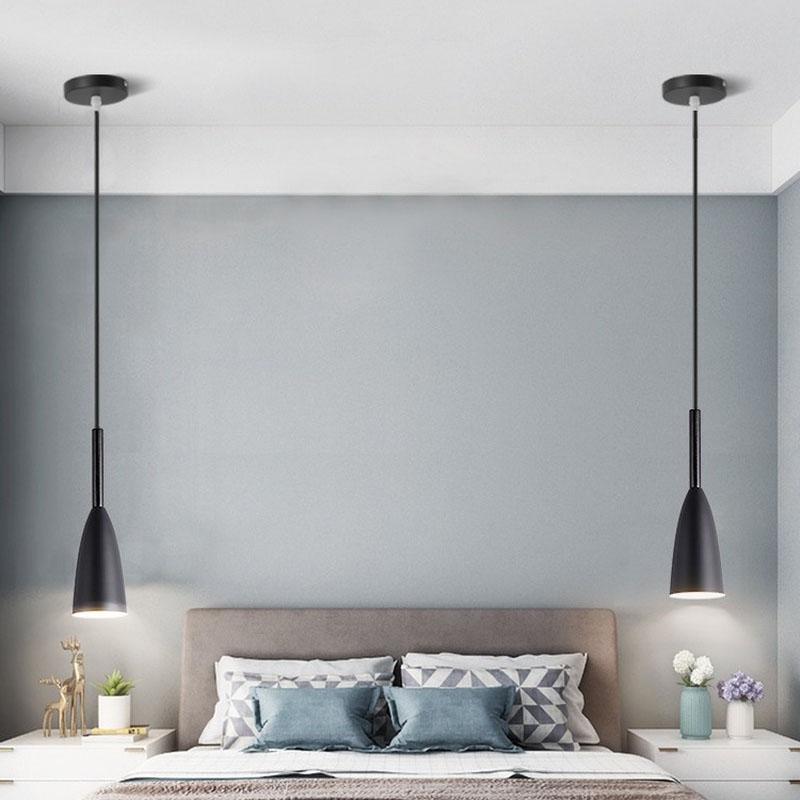 Nordic Modern Creative Chandelier Simple Pendent Multicolor Lamp Single Head Chandelier Спальня Кухня Ресторан Кофе-бар