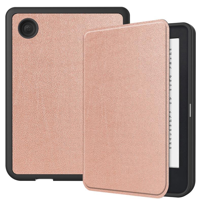 Чехол funda для KOBO Clara 2E Чехол 2022 Smart Cover Искусственная кожа Силиконовая задняя крышка Полный корпус Чехол для электронной книги для Etui Kobo Clara 2e Чехол Capa