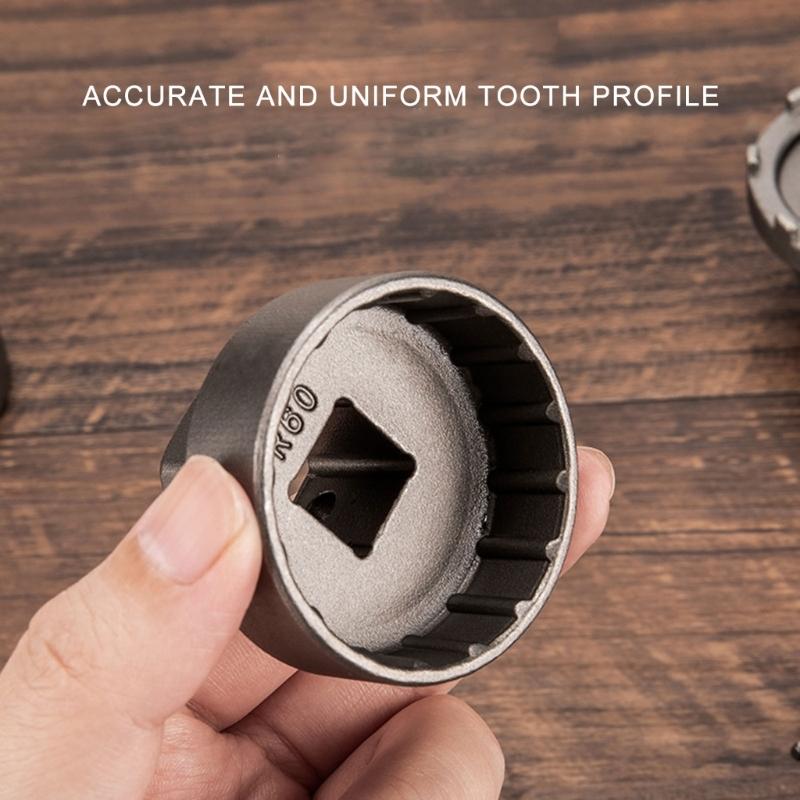 Bicycles Centre Shaft Socket Tool Bicycles Bottom Bracket Removal Sleeve Tool Splines Eight Tooth Centre Shaft Sleeve