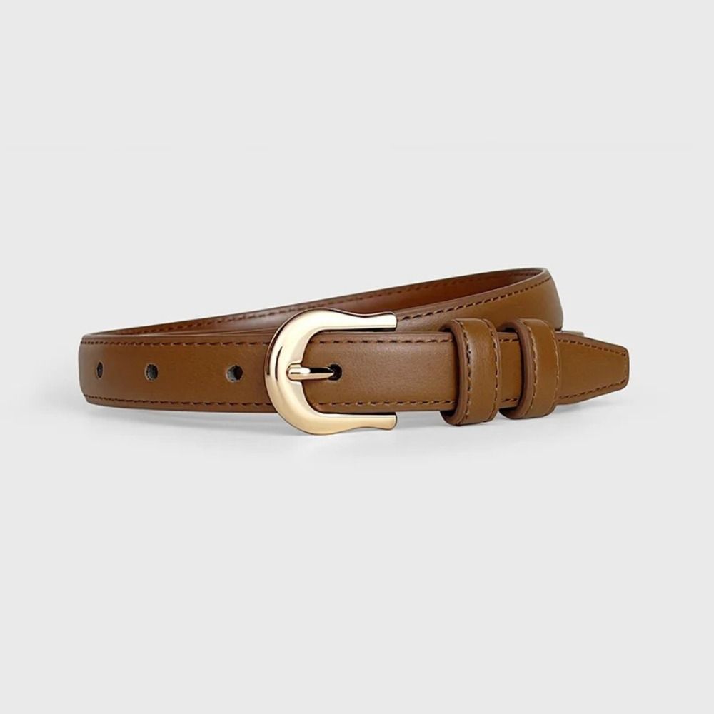 Модный пояс из искусственной кожи Универсальный трендовый пояс для талии Украшение для платьев Пояс для талии