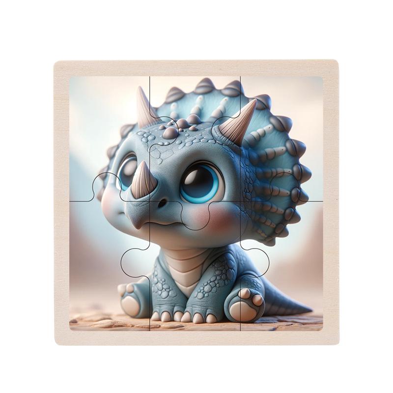 Деревянный развивающий пазл для малышей, 1-5 лет