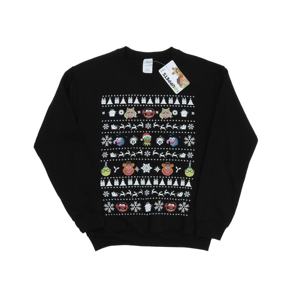 Disney Womens/Ladies The Muppets Christmas Heads Sweatshirt