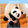 Bamboo Plush Panda Toy Cartoon Stuffed Animal Doll Decoration Kids Cute Gift
