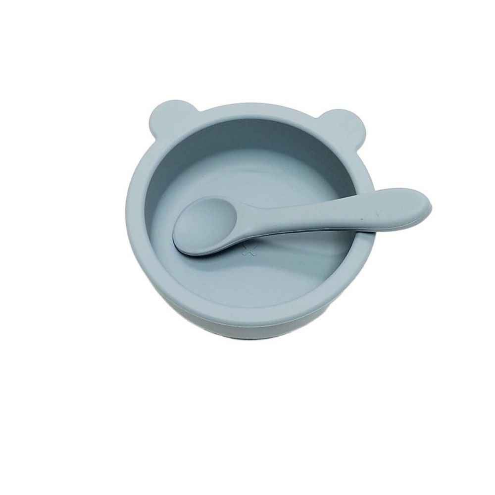 Waterproof Silicone Suction Bowls Flexible Feeding Bowl Set Feeding Tableware Learning To Eat
