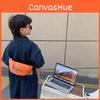 Letter Cute Children Canvas Chest Bag With Lightweight Design For Travel Play