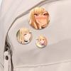 32/44/58mm Cute Cartoon My Dress Up Darling Pins Round Handmade Brooches for Backpack Cothes Accessories Anime Collection Badge Decoration