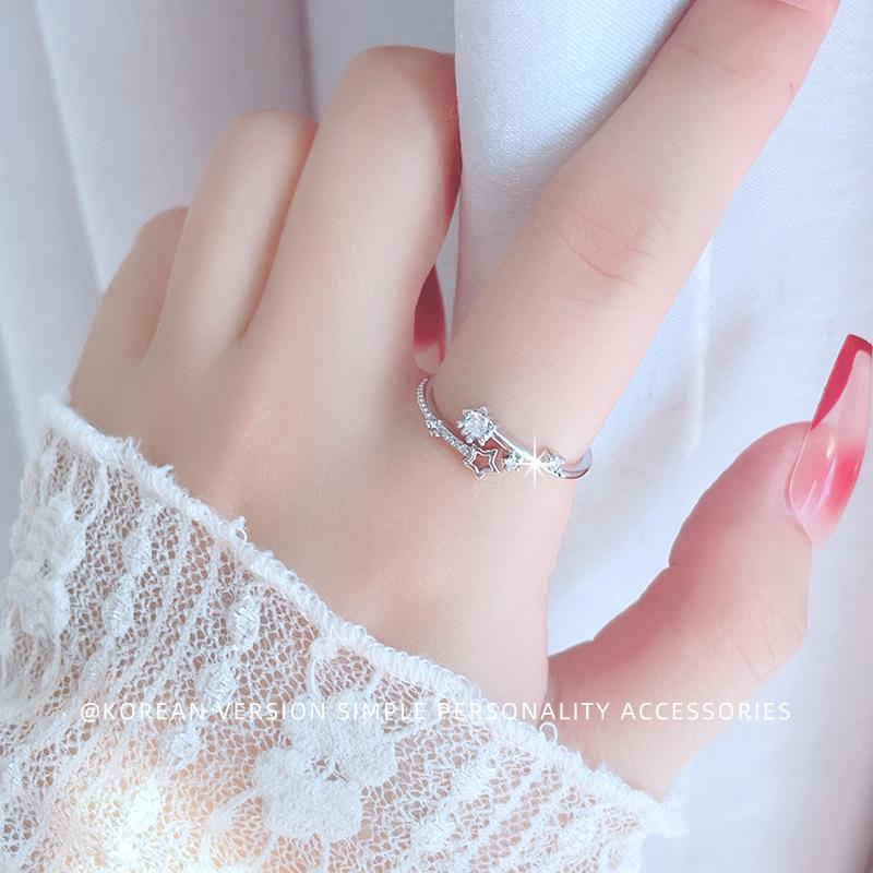 Серебряные кольца Сияющие классические Цирконы Для женщин Свадебные Помолвочные Медные украшения Модные Роскошные Подарок Высокое качество