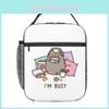 Pusheen Cat Portable Lunch Box Multifunction Thermal Cooler Food Bag Insulated