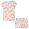 Pale Pink Short-sleeved Pajamas for Children 92/104/116/128/140