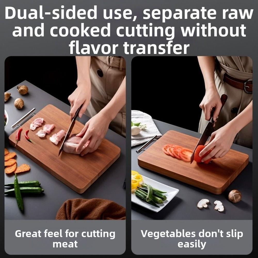 Вешалки из нержавеющей стали Деревянная разделочная доска Антибактериальная доска Приготовление готовой еды