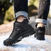 Winter Men's Hiking Boots Warm Waterproof Snow Boots Leather Sneakers Male Outdoor Sports Shoes Plus Size 39-47