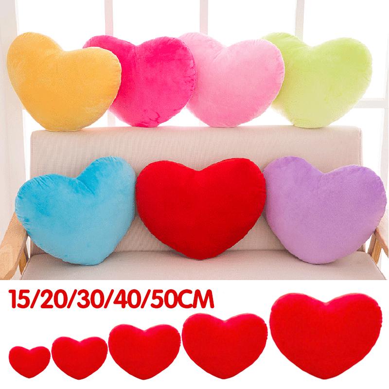 Heart Shape Pillow Sofa Decor Cushion Living Room Bedroom Soft Sleeping Pillow Lover Festival Gift Wedding Heart Shaped Gift