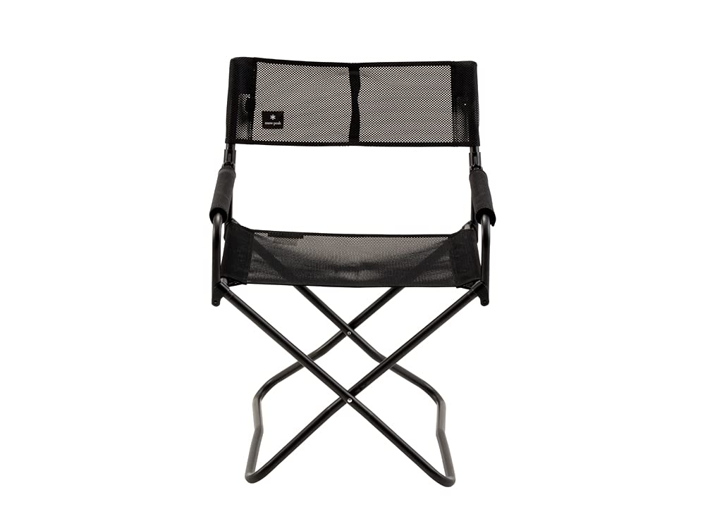 Snow Peak Складной стул FD Chair Wide Mesh FD Chair Black Outdoor Camping LV-077M-BK
