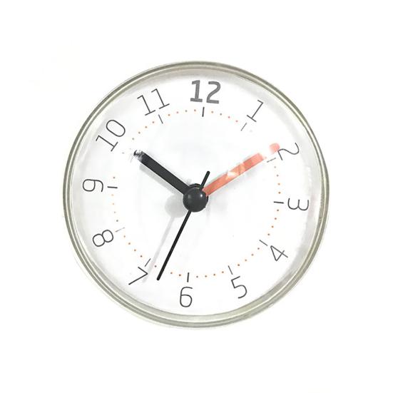 Bathroom Waterproof Suction Cup Silent Non-Ticking Battery Operated Wall Clock