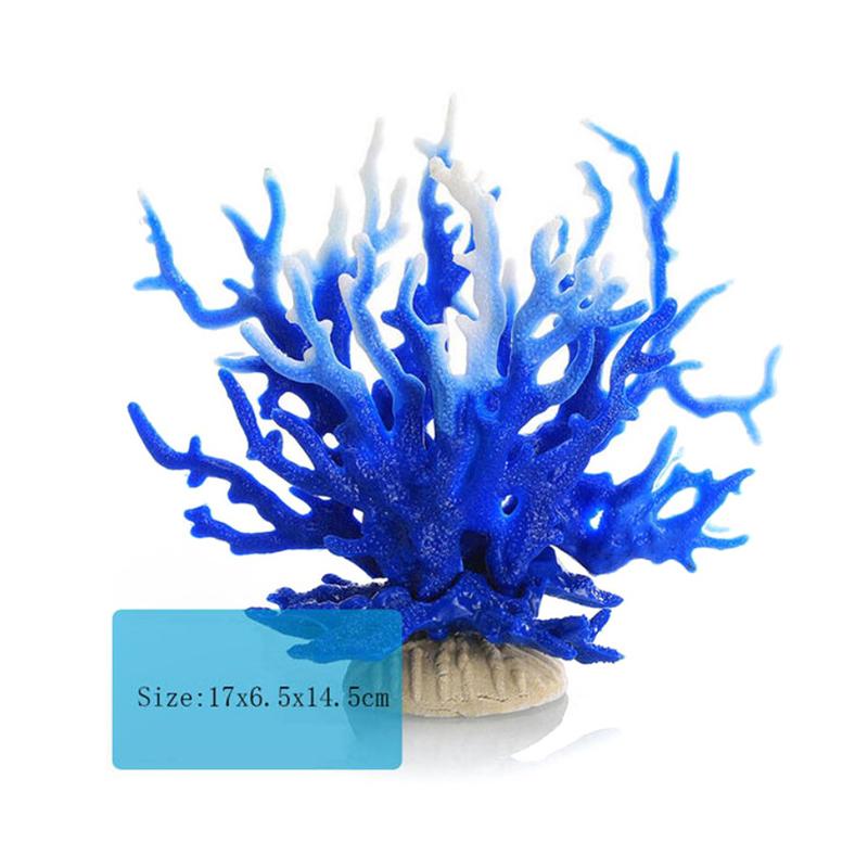 1 шт. подводные искусственные коралловые водные растения ландшафтные украшения для аквариума