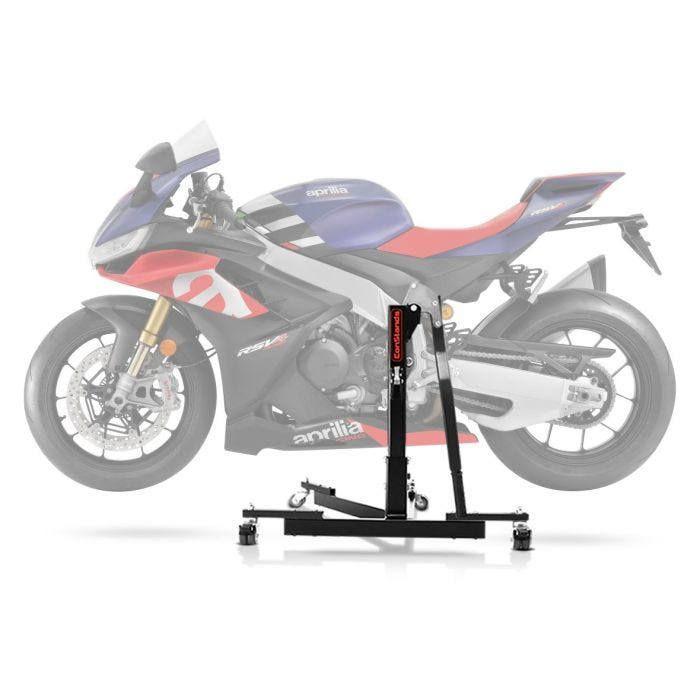 Lève moto centrale ConStands Power-Evo Compatible Aprilia RSV4 Factory 2021 300 kg Roulettes doubles