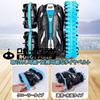 ROBOT PLAZA RC Car, Amphibious, Double-Sided, 4-Wheel Drive, Interchangeable Wheel Straps, Waterproof, Kids Toy, Birthday Gift for Boys, RC Off-Road
