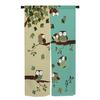 Qinunipoto Noren Owl Cute Animal Bird Noren Simple Style Width 85cm Length 150cm Interior Doorway Blindfold Stylish Blinds Blackout Room Divider