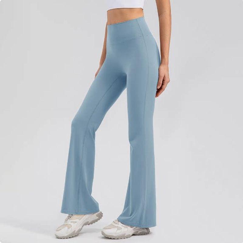 Sexy Milk Brown High Waist Hip Lift Micro-Pull Fitness Trousers