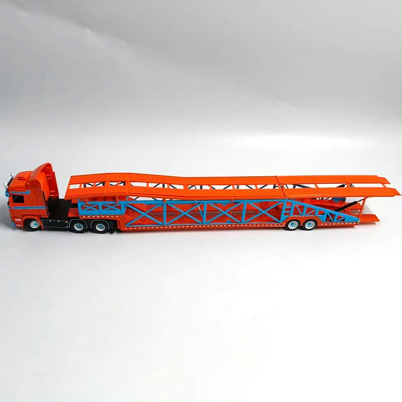 Пламя 1:64 R Прицеп-эвакуатор Коллекция металлических моделей автомобилей Дисплей Игрушка Подарок
