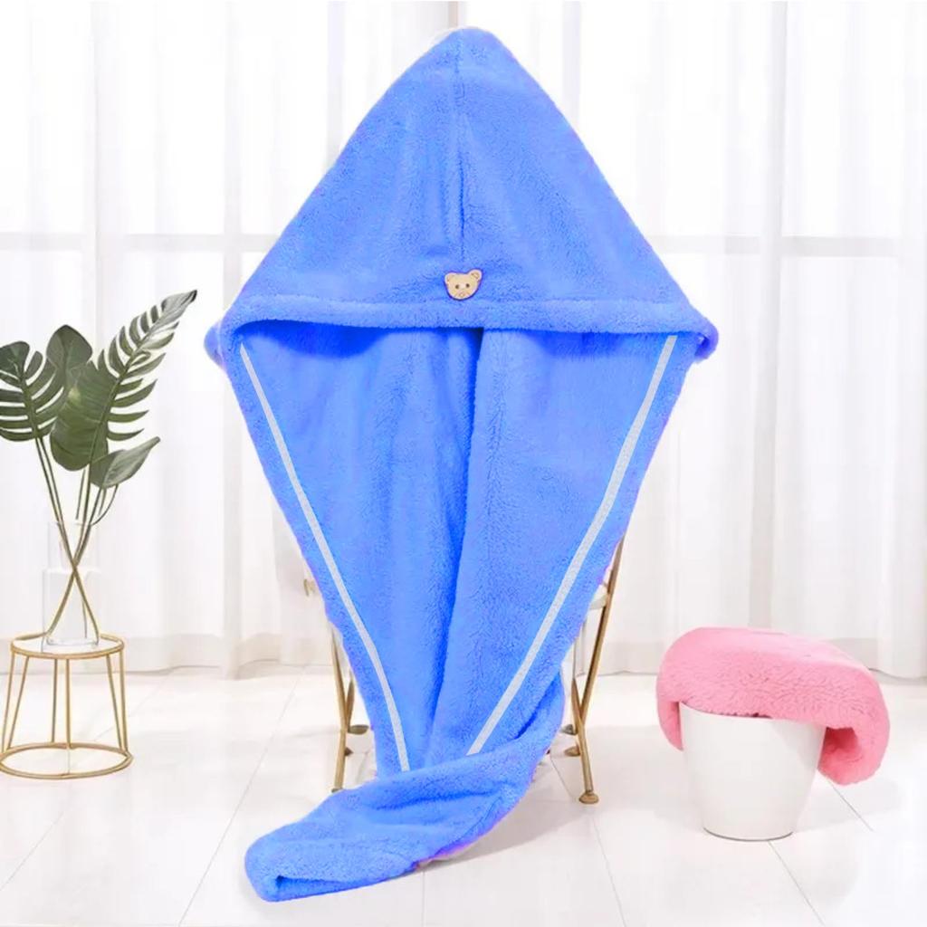 Женская шапочка для душа, Впитывающая и быстросохнущая шапочка, Полотенце для сушки волос из кораллового флиса, Повязка на голову, Полотенце для шампуня, Шапочка для сушки волос