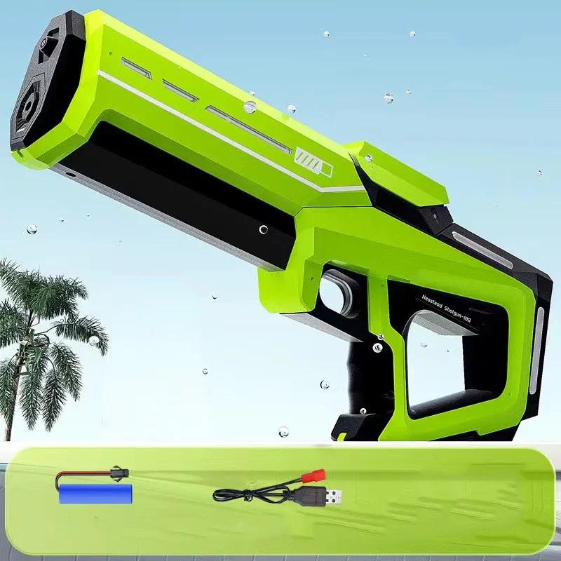 Non-Toxic Electric Water Guns For Adults Powerful Squirt Automatic Water Suction Water Blasters Summer Outdoor Beach Toy For Kids Gift