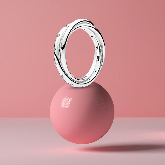 Модные 925 Серебряные Принцесса Тиара Корона Сверкающие Кольца Любовь Сердце Для Женщин Ювелирные Изделия Подарок На Годовщину