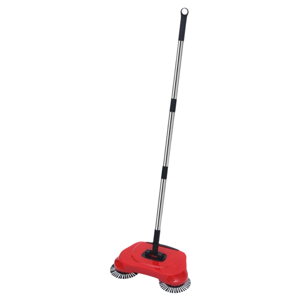 Adjustable Handle Hand Push Sweeper Stainless Steel Handle Carpet Sweeper Loose Debris